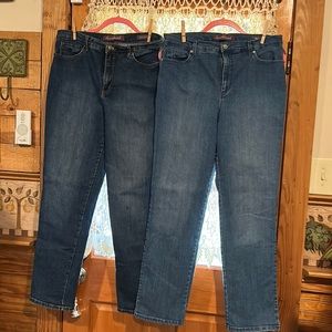 Ladies used jeans